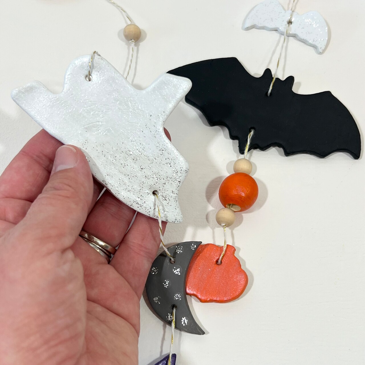 Kids Club: Air Dry Clay Halloween Garland